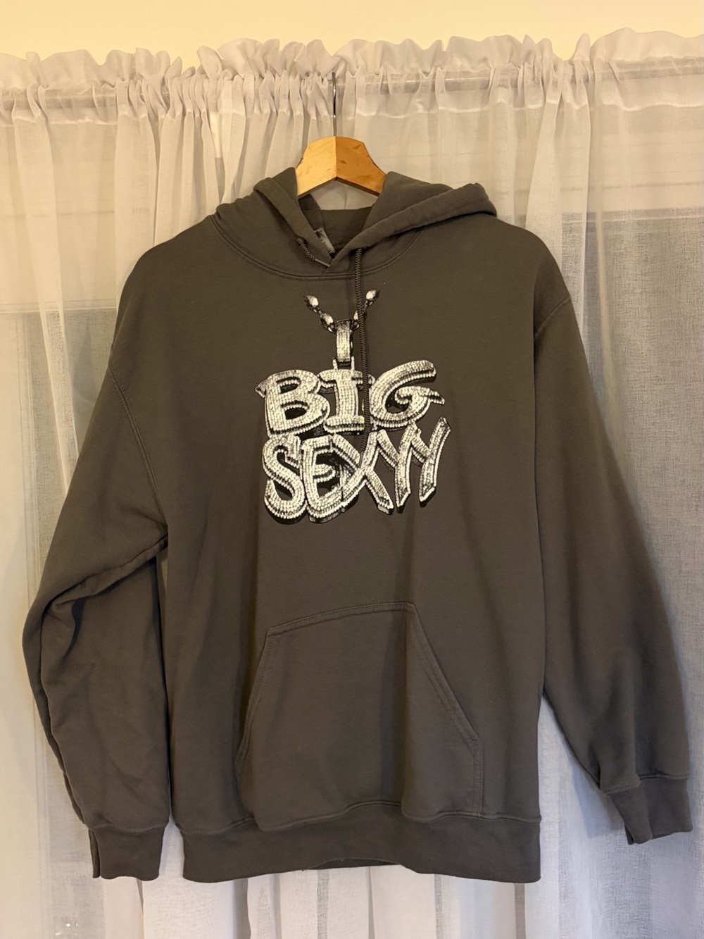 Sexyy red Gildan Gray 'BIG SEXYY' Graphic Hoodie